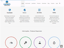 Tablet Screenshot of lucheti.com.br